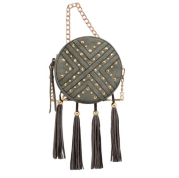 👜Handbag Sale👜 Circular Crossbody w/Tassels - Picture 1 of 4